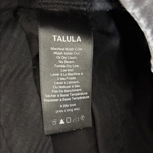 Talula Coated Black Cigarette Pants - Picture 7 of 8